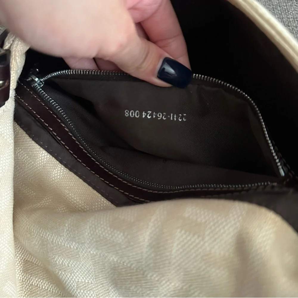 Vintage Fendi FF Zucca Baguette